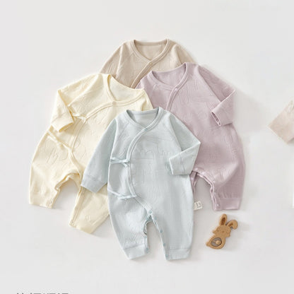 【BABY】北欧風アニマルジャカードカバーオールSK102607