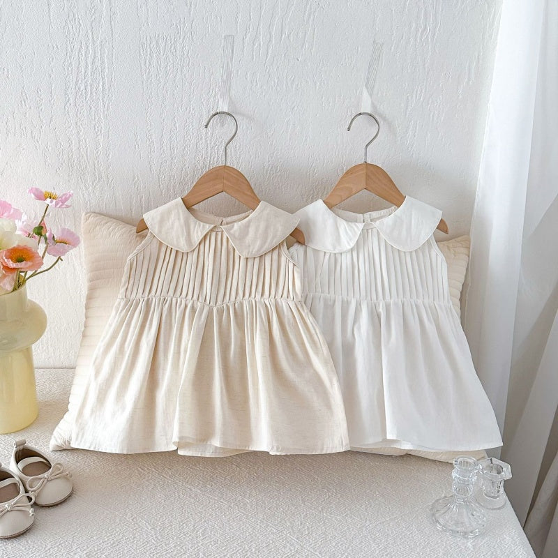 【BABY&KID】夏新作コットンノースリーブワンピースSK105020