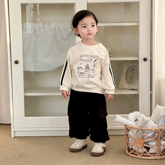 【BABY】カートゥーンスウェットセットアップSK103418