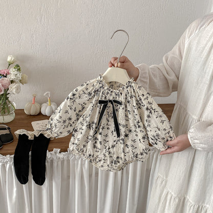 【BABY】ガーリー小花柄ロンパースSK103406