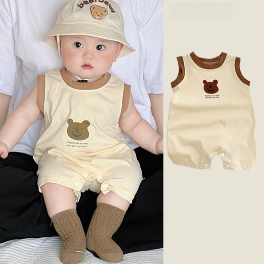【BABY】夏新作 かわいいくまカバーオールSK091715