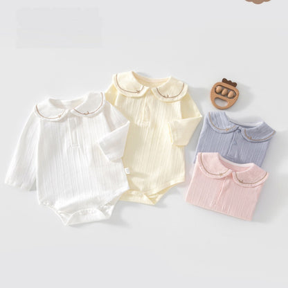 【BABY】丸襟コットンロンパースSK107511