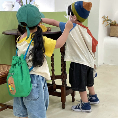 【BABY&KID】夏新作 フルーツプリント半袖TシャツSK080502