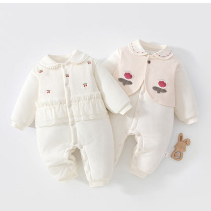 【BABY】Winter New Collection Round Collar Quilted Coverall SK108211