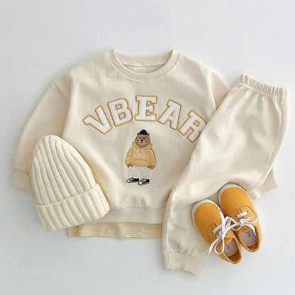 【BABY&KID】クマ柄セットアップSK020911