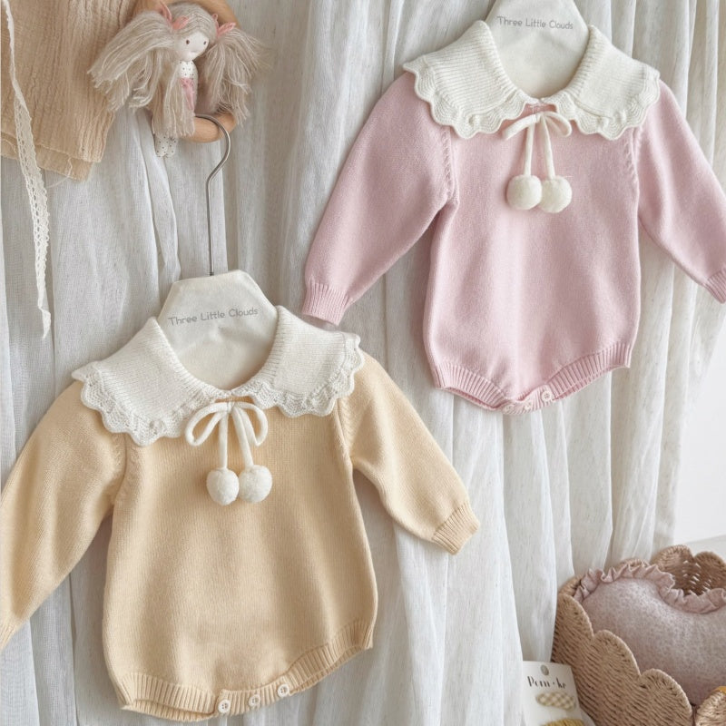【BABY】ニットボールロンパースSK106916
