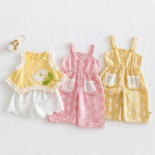 【BABY&KID】夏新作小花デイジードール、サロペットSK106101