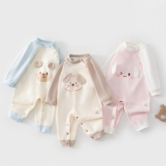 【BABY】カートゥーン配色カバーオールSK103809