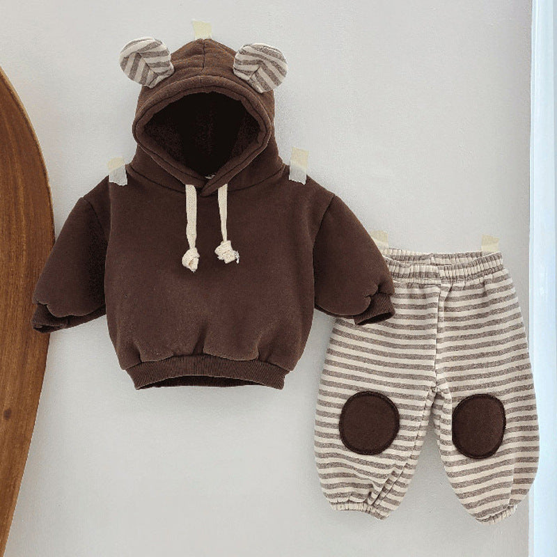 【BABY&KID】オシャレカジュアルフーディ＆ボトムスSK012813