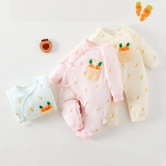 【BABY】北欧風にんじんキルティングカバーオールSK108406