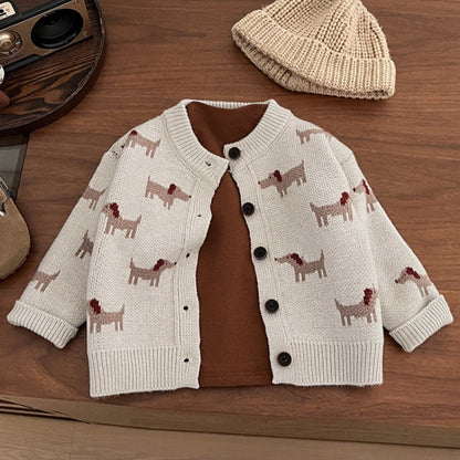 【BABY&KID】カートゥーンニットカーディガンSK101819