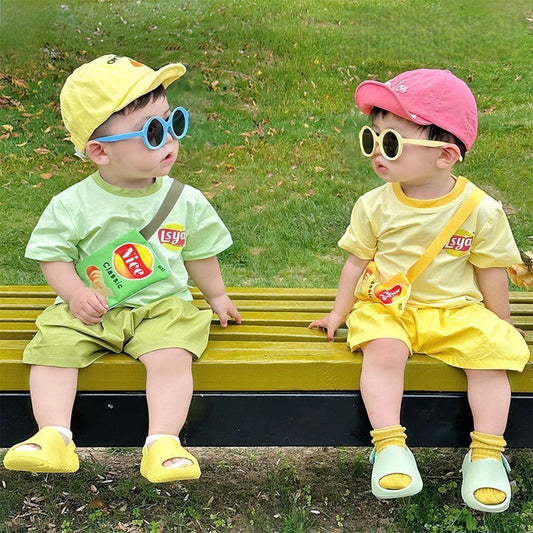 【BABY&KID】夏新作 ドーパミンセットアップ＆バッグSK092116