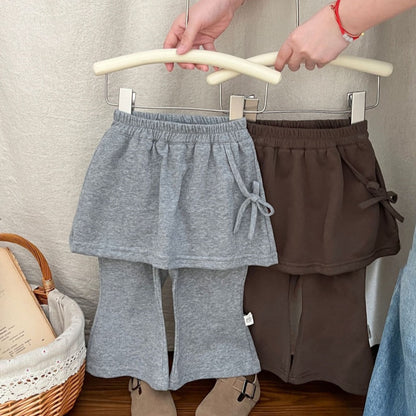 【BABY&KID】フェイクレイヤードベルパンツSK102332