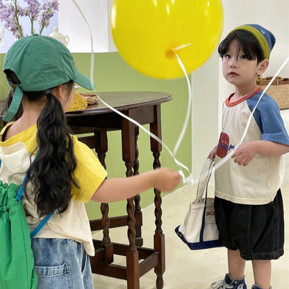 【BABY&KID】夏新作 フルーツプリント半袖TシャツSK080502