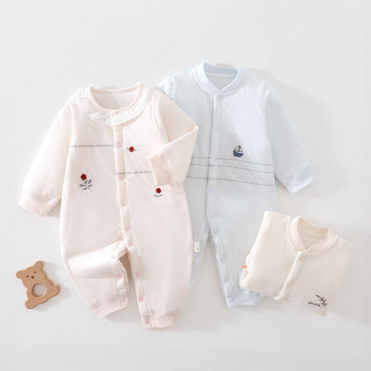 【BABY】冬新作刺繍キルティングカバーオールSK108210