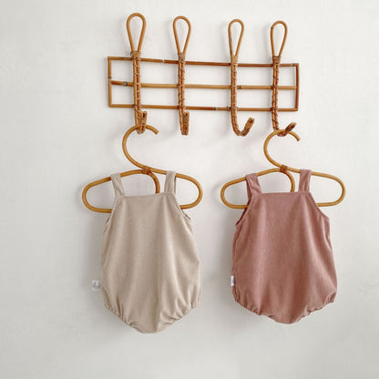 【BABY】蝶結びコーデュロイロンパースSK104107