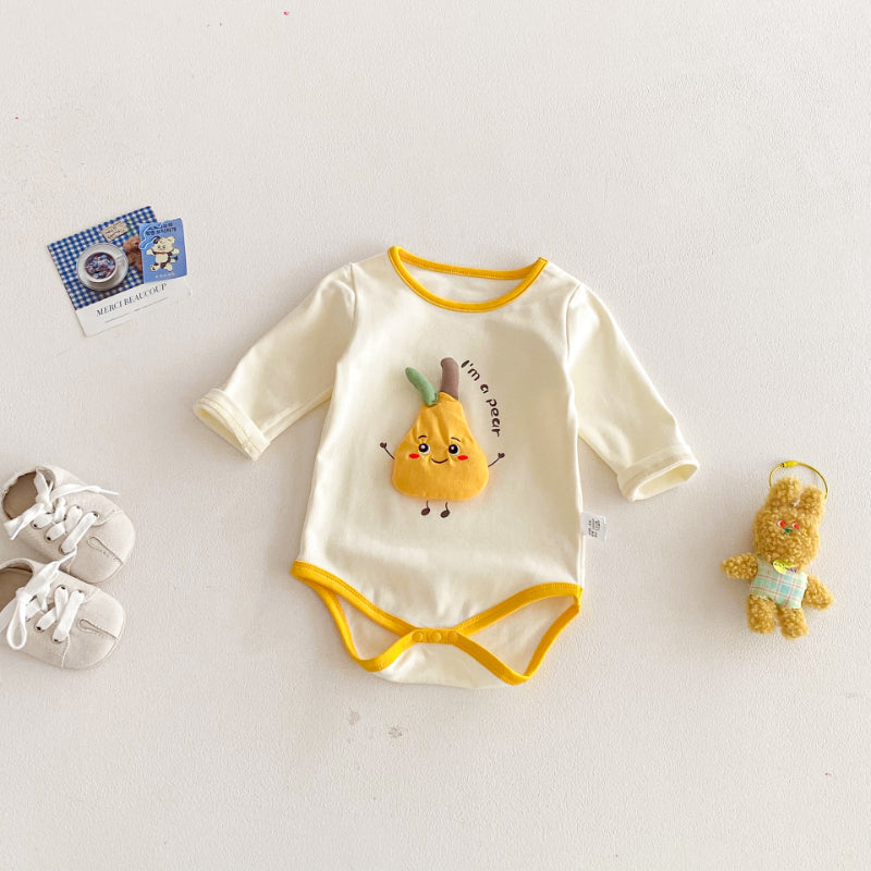【BABY】洋梨モチーフフルーツロンパースSK103608