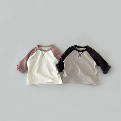 【BABY】シンプル配色TシャツSK102006
