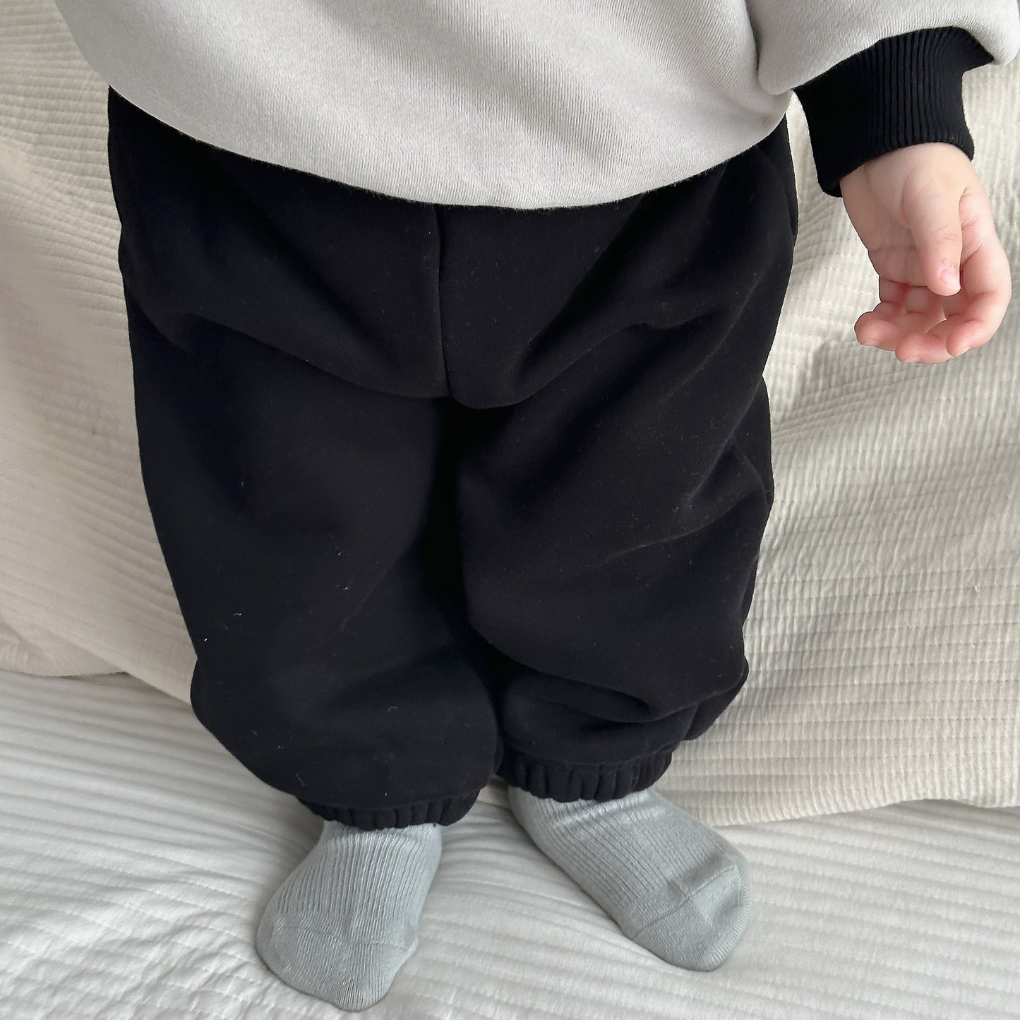 【BABY&KID】ソリッドカラーの厚みのあるセットアップSK11513