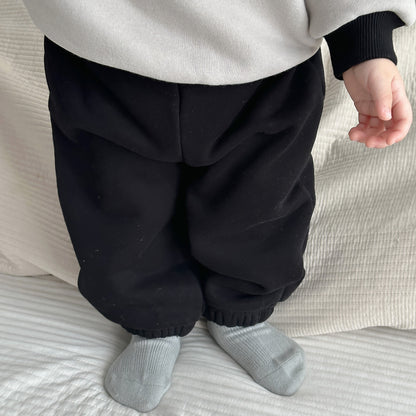 【BABY&KID】ソリッドカラーの厚みのあるセットアップSK11513