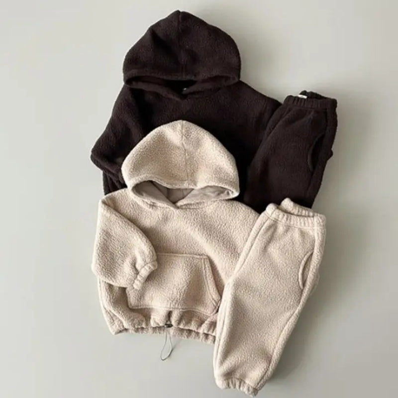 【BABY&KID】バイカラー起毛セットアップSK030710