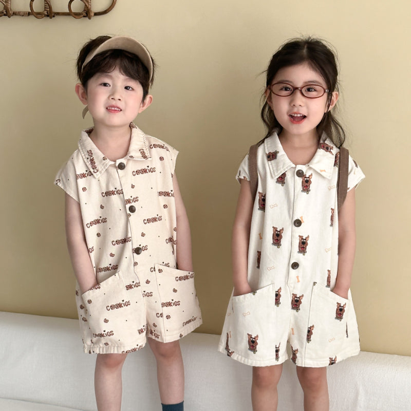 【BABY&KID】夏新作 カートゥーンジャンプスーツSK063009