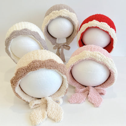 【HAT】波型ひも付き防寒帽子SK101609