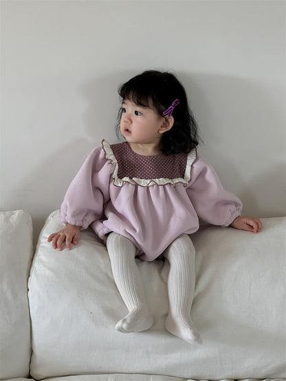 【BABY】フリル付きロンパースSK11511