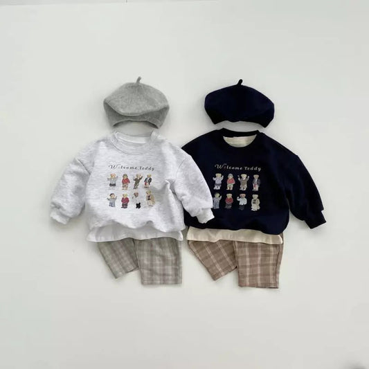【BABY&KID】韓国風くまスウェットSK101547