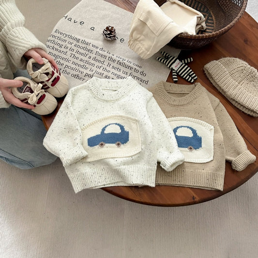 【BABY&KID】くるま柄ニットSK104016