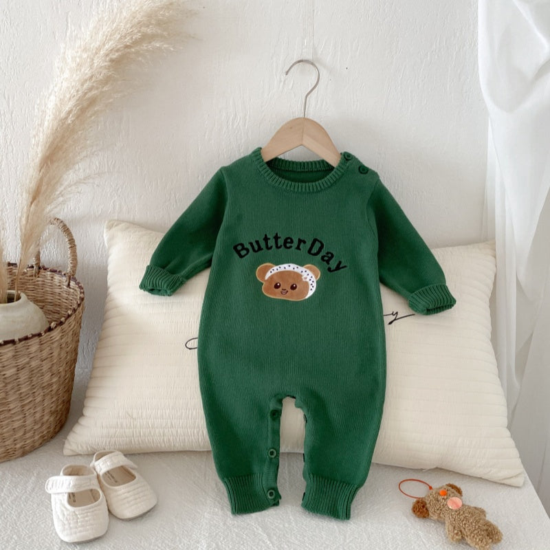 【BABY&KID】くまニットカバーオールSK092707