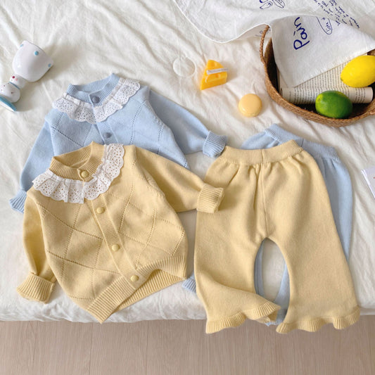 【BABY】スイートフレアスリーブニットセットアップSK092901