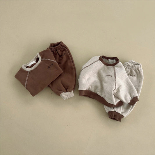 【BABY】裏起毛カジュアルセットアップSK101537