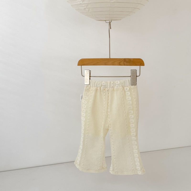 【BABY&KID】夏新作 透かし編みセットアップ、パンツSK104930