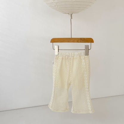 【BABY&KID】夏新作 透かし編みセットアップ、パンツSK104930