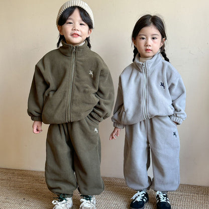 【BABY&KID】厚手もこもこセットアップSK012616