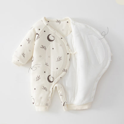 【BABY】冬新作北欧風カートゥーン中綿カバーオールSK102610