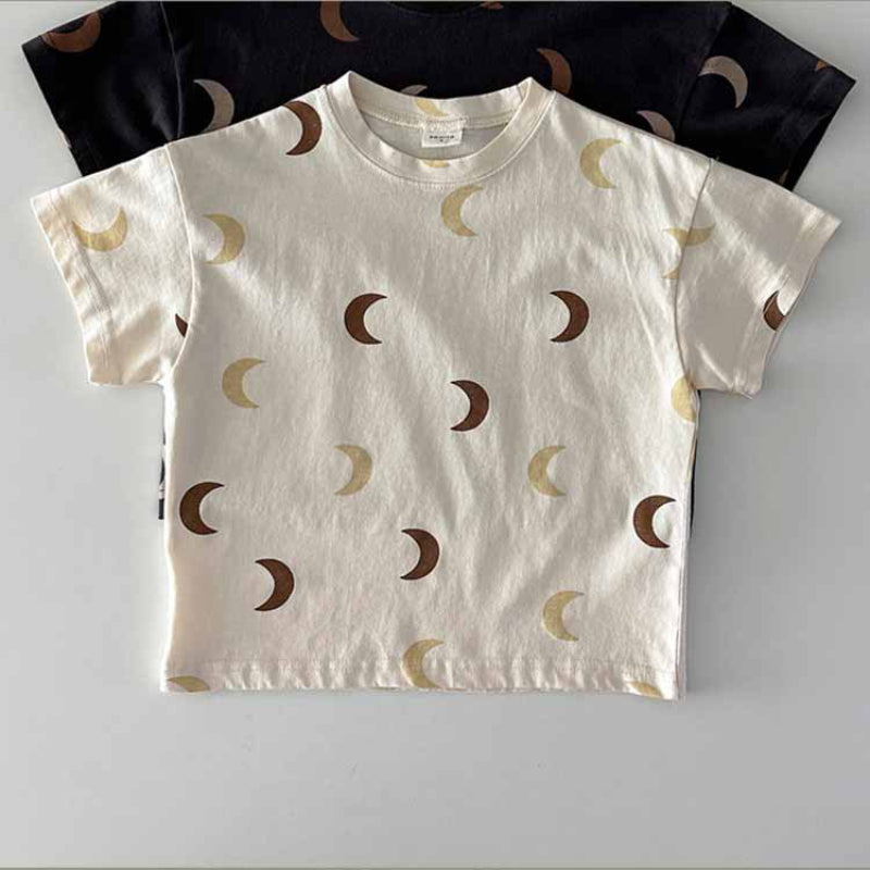 【BABY】夏新作 月総柄TシャツSK091723