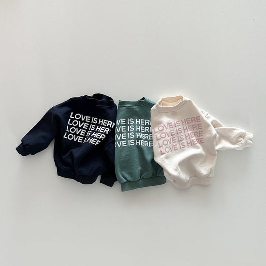 【BABY&KID】Love is hereオシャレトレーナーSK060111