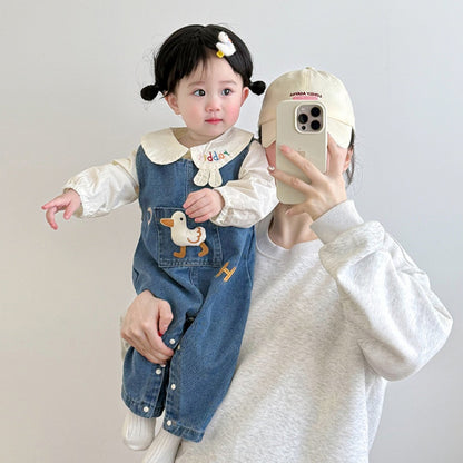 【BABY】アヒルデニムサロペットSK100519