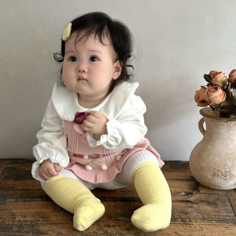 【BABY&KID】ポンポン付きニットベストSK101828