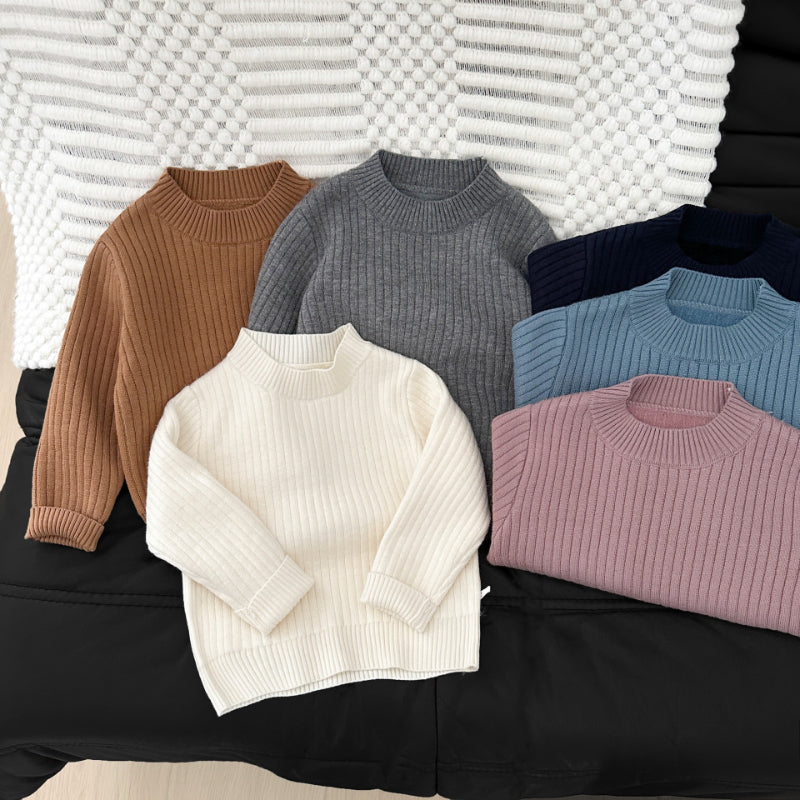 【BABY&KID】冬新作あったか無地ニットセーターSK103014