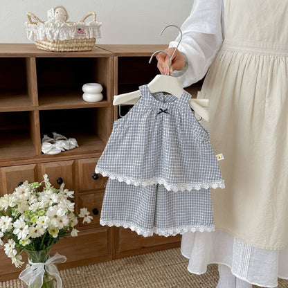 【BABY&KID】夏新作チェックセットアップSK105803