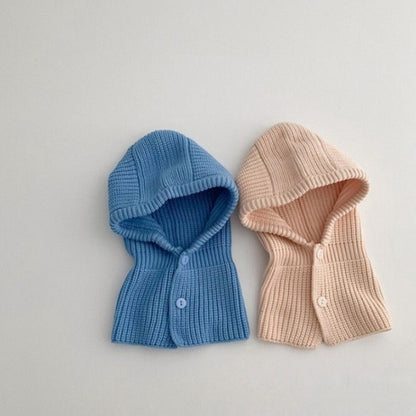 【HAT】マフラー付きニット帽子SK101624