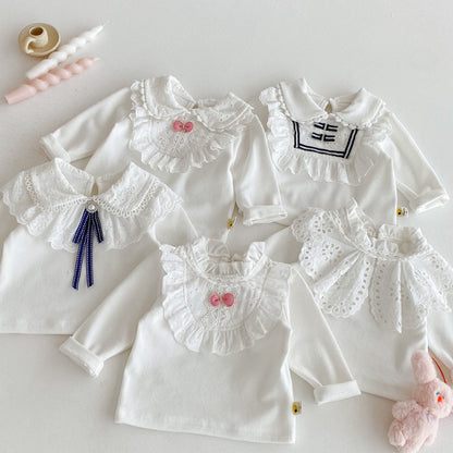 【BABY】レースフリル付きTシャツSK092422