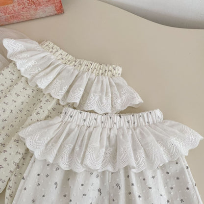 【BABY&KID】夏新作レース小花柄バルーンパンツSK106402