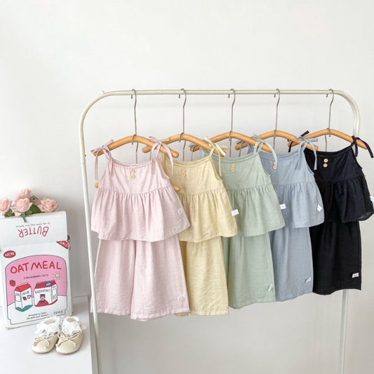 【BABY&KID】夏新作 キャミソール＆ワイドパンツSK082613