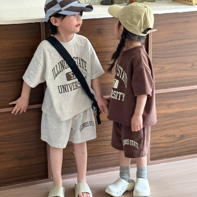 【BABY＆KID】夏新作 ILLINOIS STATEセットアップ SK063002
