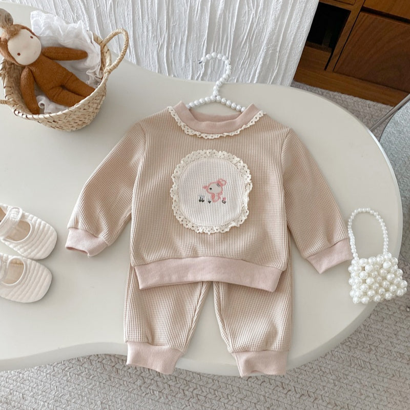 【BABY&KID】クルーネックうさぎセットアップSK092710