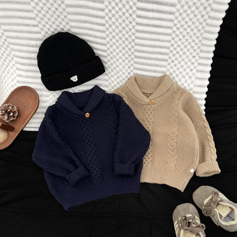 【BABY&KID】冬新作厚手ニットセーターSK103013